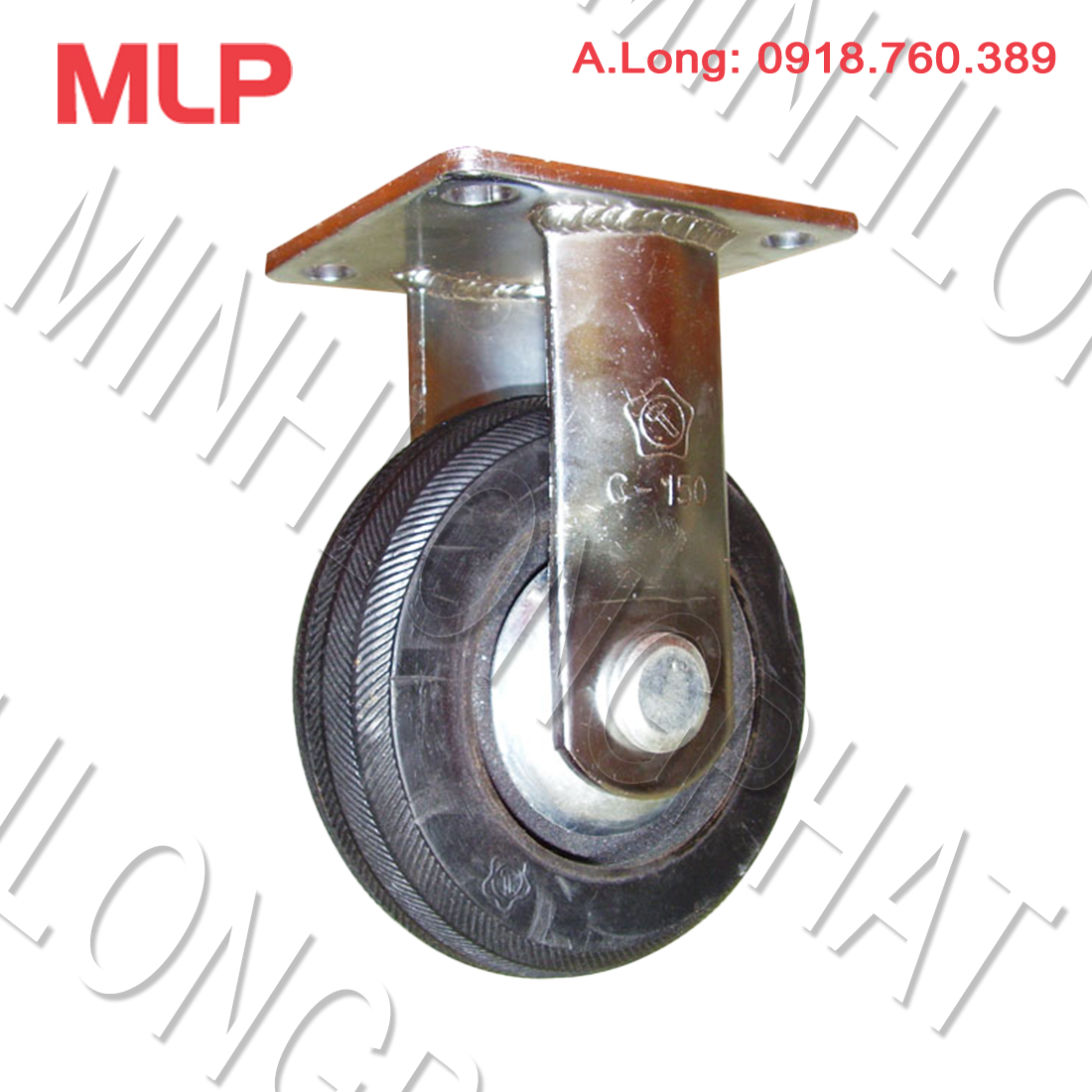 Bánh xe đẩy cang C150 Cao su Gang OT