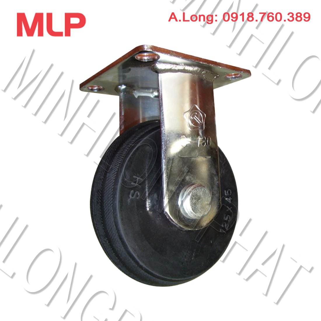 Bánh xe đẩy càng C130 cao su CĐ OT