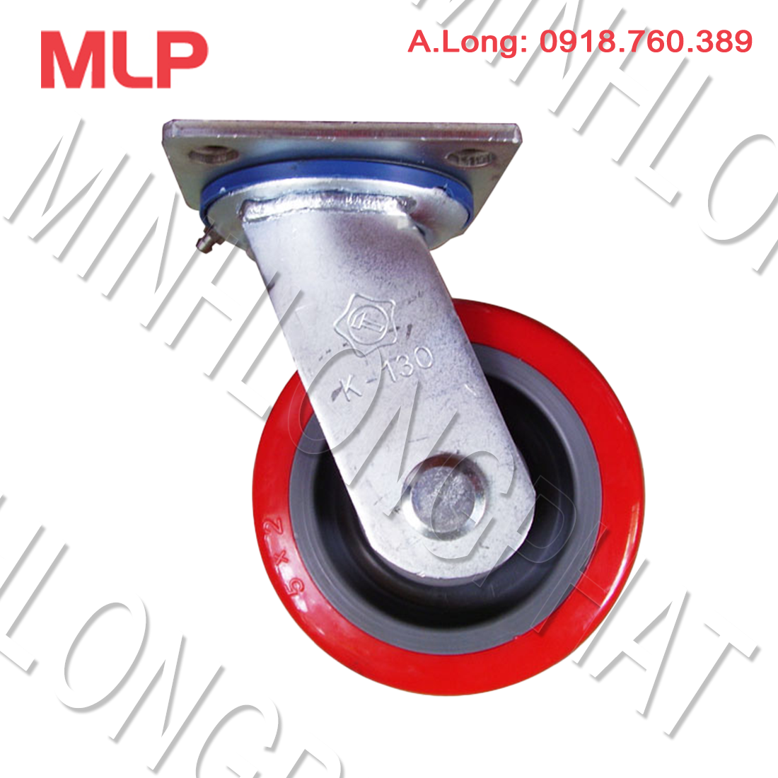 Bánh xe đẩy càng K TPU Xoay OT