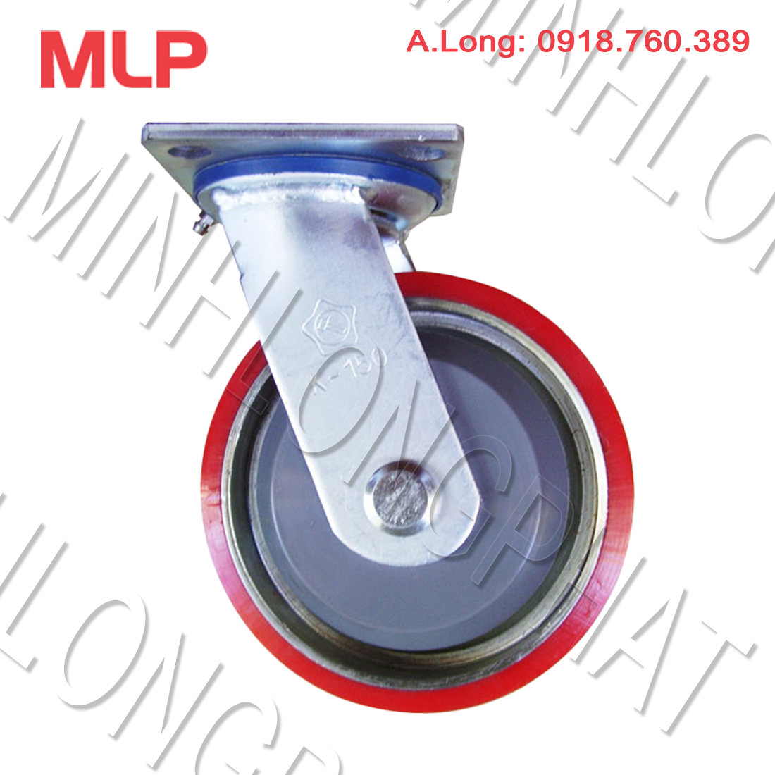 Bánh xe đẩy càng K PU Xoay OT